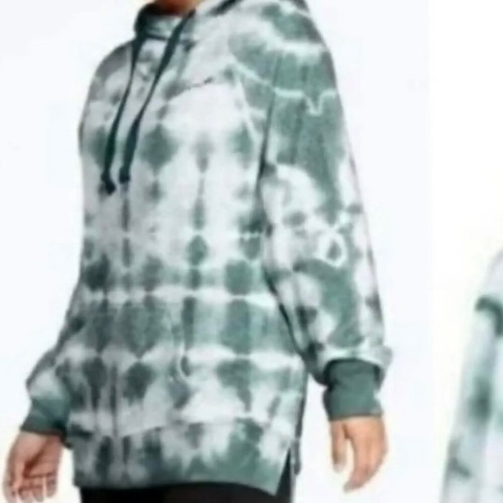 🟣🟣 PINK Victorias Secret Womens Tie Dye Pullover Hoodie Size Small